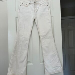 Elie Tahari White Boot Cut Jeans